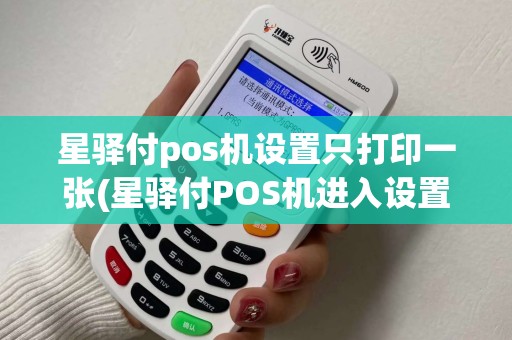 星驿付pos机设置只打印一张(星驿付POS机进入设置)