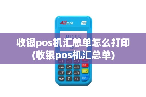 收银pos机汇总单怎么打印(收银pos机汇总单)