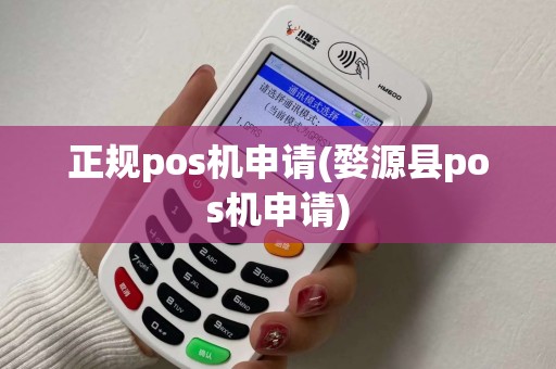 正规pos机申请(婺源县pos机申请)