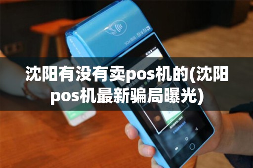 沈阳有没有卖pos机的(沈阳pos机最新骗局曝光)