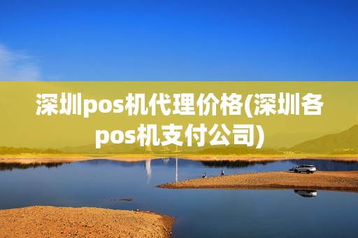 深圳pos机代理价格(深圳各pos机支付公司)