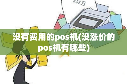 没有费用的pos机(没涨价的pos机有哪些)