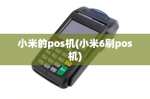 小米的pos机(小米6刷pos机)