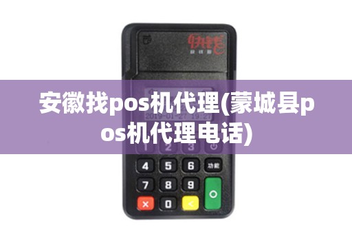 安徽找pos机代理(蒙城县pos机代理电话)