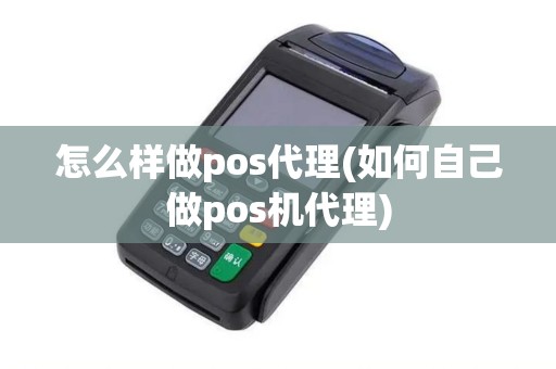 怎么样做pos代理(如何自己做pos机代理)
