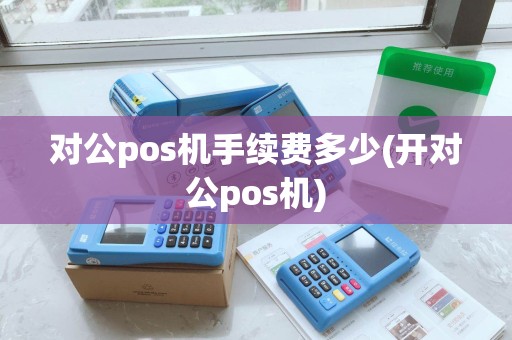 对公pos机手续费多少(开对公pos机)