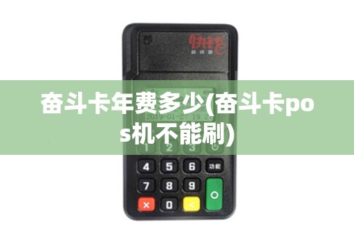 奋斗卡年费多少(奋斗卡pos机不能刷)