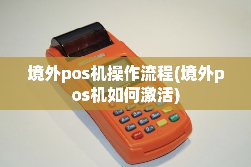 境外pos机操作流程(境外pos机如何激活)