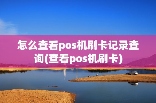 怎么查看pos机刷卡记录查询(查看pos机刷卡)