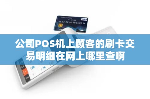 公司POS机上顾客的刷卡交易明细在网上哪里查啊