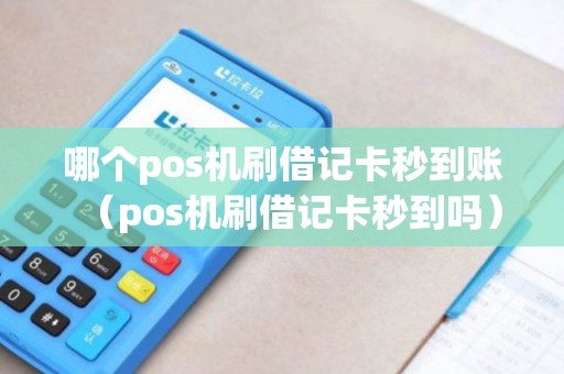 哪个pos机刷借记卡秒到账（pos机刷借记卡秒到吗）