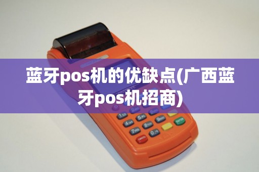 蓝牙pos机的优缺点(广西蓝牙pos机招商)