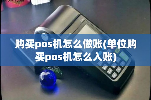 购买pos机怎么做账(单位购买pos机怎么入账)