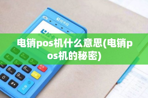 电销pos机什么意思(电销pos机的秘密)