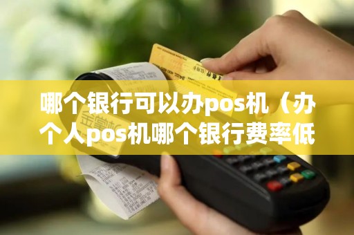 哪个银行可以办pos机（办个人pos机哪个银行费率低点）