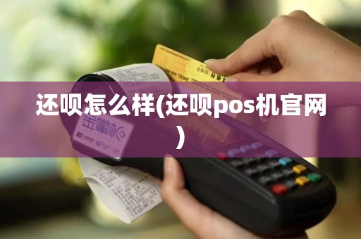 还呗怎么样(还呗pos机官网)