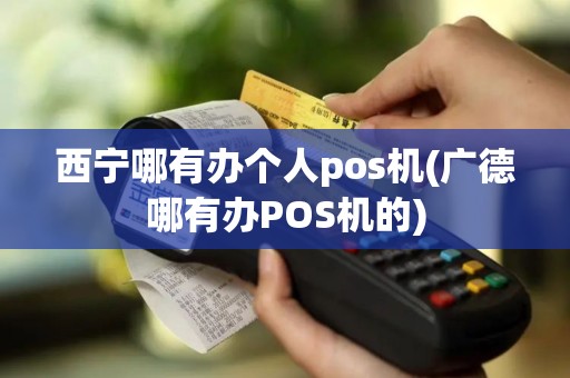 西宁哪有办个人pos机(广德哪有办POS机的)