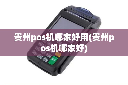 贵州pos机哪家好用(贵州pos机哪家好)