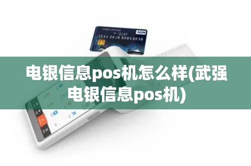 电银信息pos机怎么样(武强电银信息pos机)