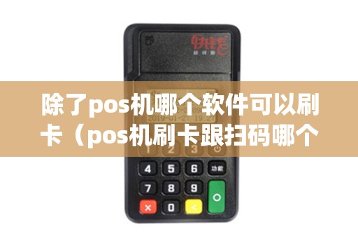 除了pos机哪个软件可以刷卡（pos机刷卡跟扫码哪个好）