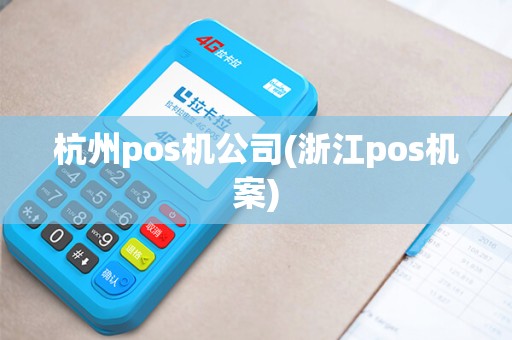 杭州pos机公司(浙江pos机案)