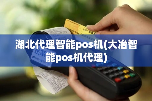 湖北代理智能pos机(大冶智能pos机代理)