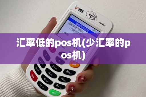 汇率低的pos机(少汇率的pos机)