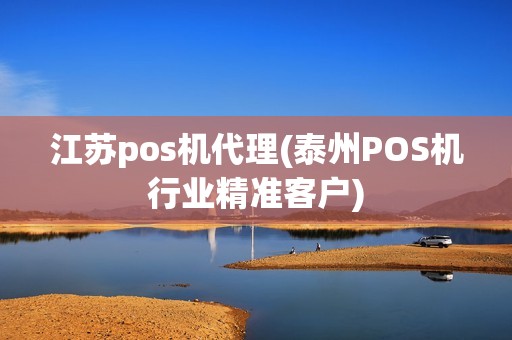 江苏pos机代理(泰州POS机行业精准客户)