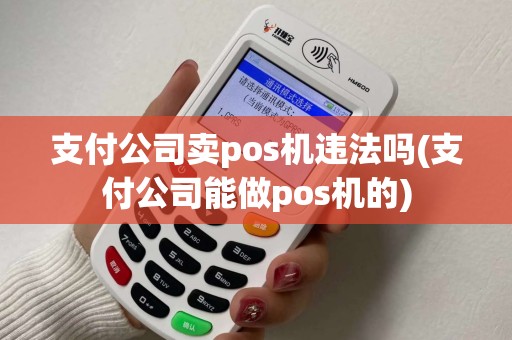 支付公司卖pos机违法吗(支付公司能做pos机的)