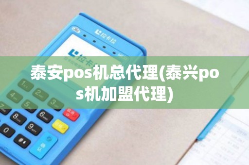 泰安pos机总代理(泰兴pos机加盟代理)