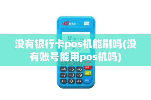 没有银行卡pos机能刷吗(没有账号能用pos机吗)