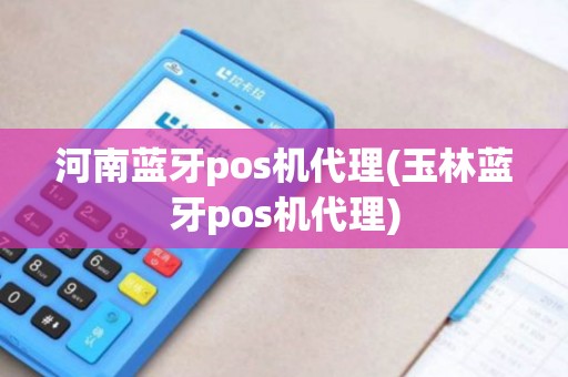 河南蓝牙pos机代理(玉林蓝牙pos机代理)