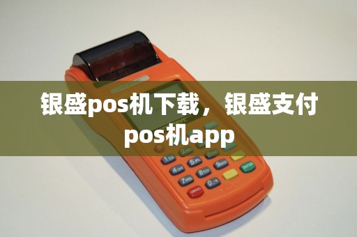 银盛pos机下载，银盛支付pos机app