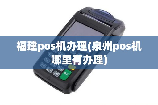 福建pos机办理(泉州pos机哪里有办理)