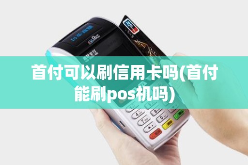 首付可以刷信用卡吗(首付能刷pos机吗)