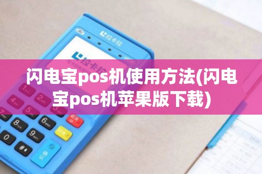 闪电宝pos机使用方法(闪电宝pos机苹果版下载)