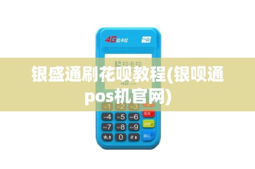 银盛通刷花呗教程(银呗通pos机官网)