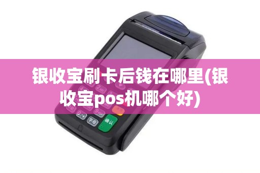 银收宝刷卡后钱在哪里(银收宝pos机哪个好)