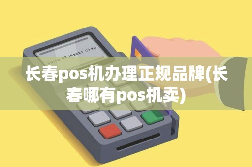 长春pos机办理正规品牌(长春哪有pos机卖)