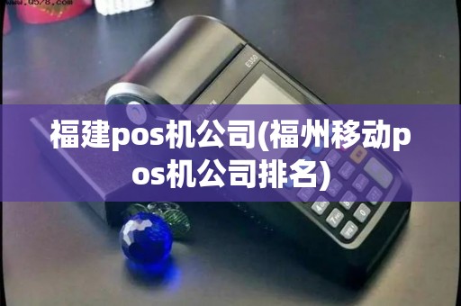 福建pos机公司(福州移动pos机公司排名)