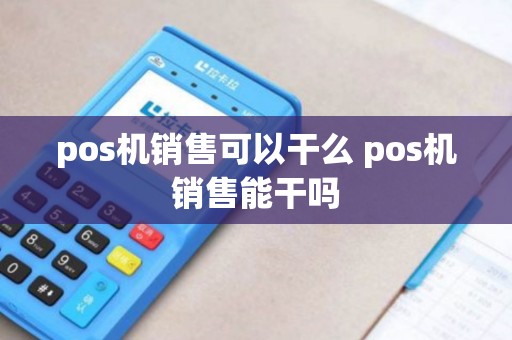 pos机销售可以干么 pos机销售能干吗