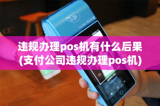 违规办理pos机有什么后果(支付公司违规办理pos机)