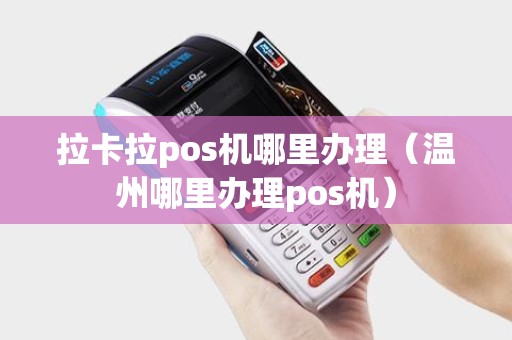 拉卡拉pos机哪里办理（温州哪里办理pos机）