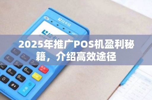 2025年推广POS机盈利秘籍，介绍高效途径
