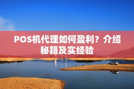 POS机代理如何盈利？介绍秘籍及实经验