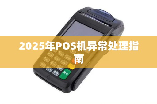2025年POS机异常处理指南
