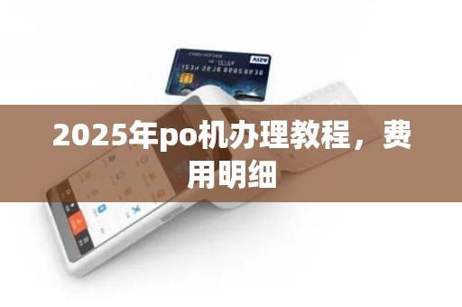 2025年po机办理教程，费用明细