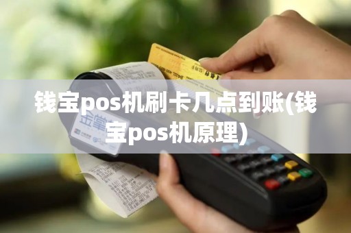 钱宝pos机刷卡几点到账(钱宝pos机原理)