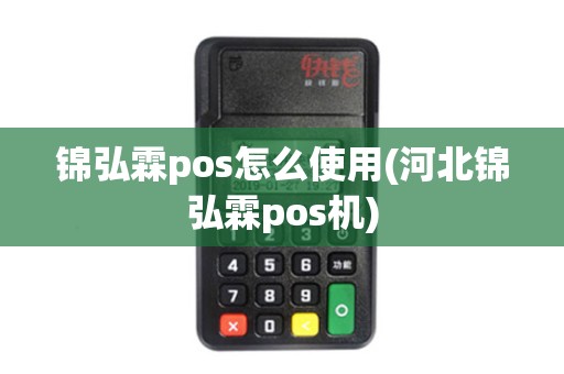锦弘霖pos怎么使用(河北锦弘霖pos机)