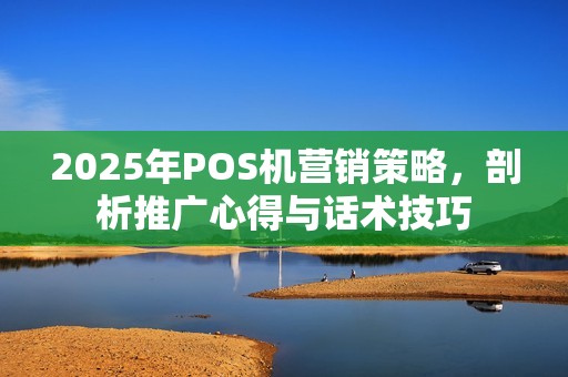 2025年POS机营销策略，剖析推广心得与话术技巧